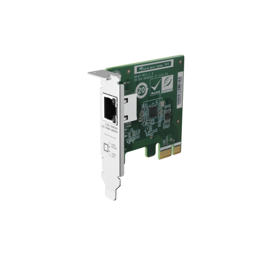 Сетевая карта/ QNAP QXG-2G1T-I225 1-port 2.5 GbE network expansion card, Controller I225-LM,  PCIe Gen2 x1, 3 x Brackets included (Full-height, Low-profile and Specialized for QNAP NAS)