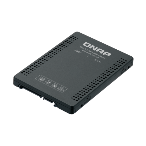 Адаптер/ QNAP QDA-A2MAR HDD/SSD drives adapter 2 x M.2 2280 SATA SSD -> 1 x SATA 2.5