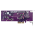 Плата расширения/ QNAP QM2-2P-344A 2 x M.2 22110 or 2280 PCIe (Gen3 x4) NVMe SSD slots, Low-profile flat and Full-height brackets included.