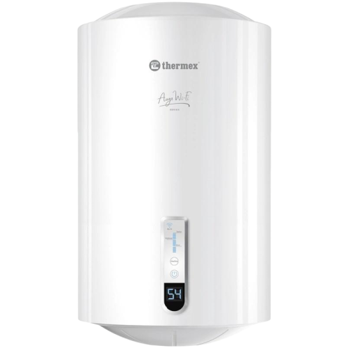 Водонагреватель Thermex Auga 80 V Wi-Fi 1.5кВт 80л электрический настенный/белый