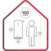 Водонагреватель Ariston Velis Lux Inox PW ABSE WIFI 100 2.5кВт 100л электрический настенный/серый