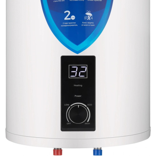 Водонагреватель Haier ES80V-R1 INOX 2кВт 80л электрический настенный/белый Водонагреватель Haier ES80V-R1 INOX 2кВт 80л электрический настенный/белый