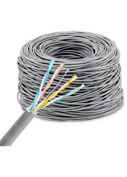 Кабель сетевой Buro BU-COP-055-FTP FTP 4 пары cat.6 solid 0.55мм Cu 305м серый