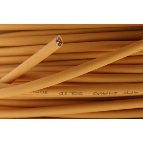 Кабель сетевой Buro BU-COP-050-LSZH UTP 4 пары cat.5E solid 0.50мм Cu 305м оранжевый