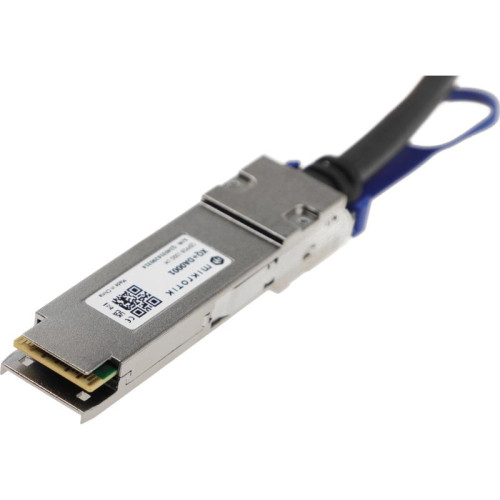 Кабель DAC MikroTik XQ+DA0001 100Гбит/с пассив. 1м черный QSFP28-QSFP28