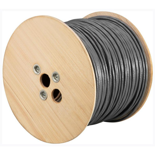 Кабель сетевой Buro BU-COP-055 UTP 4 пары cat.6 solid 0.55мм Cu 305м серый