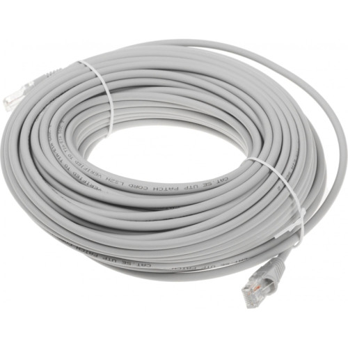 Патч-корд Buro UTP-5E-30M-G-LSZH UTP cat.5E 30м серый RJ-45 (m)-RJ-45 (m)