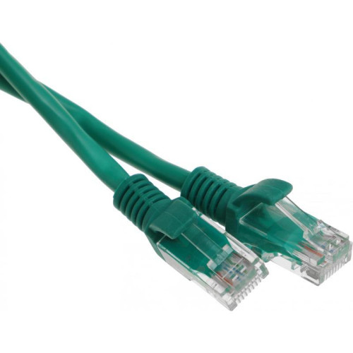 Патч-корд Premier PP12-1.5M/G 1000Гбит/с UTP 4 пары cat.5E CCA molded 1.5м зеленый RJ-45 (m)-RJ-45 (m)