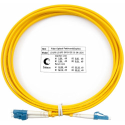 Патч-корд Cabeus FOP(D)-9-LC-LC-3M 2x9/125 OS2 LC дуплекс-LC дуплекс 3м LSZH желтый