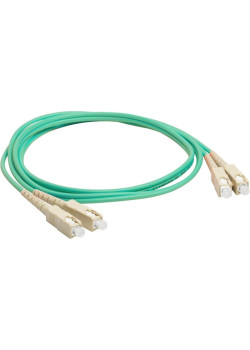 Патч-корд Lanmaster LAN-2SC-2SC/OM3-3.0 2x50/125 OM3 SC дуплекс-SC дуплекс 3м LSZH