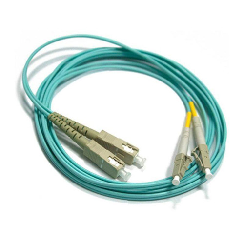 Патч-корд Lanmaster LAN-2LC-2SC/OM3-1.0 2x50/125 OM3 LC дуплекс-SC дуплекс 1м LSZH