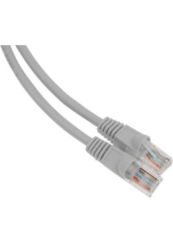 Патч-корд Buro UTP-5E-0,5M-G-LSZH UTP cat.5E 0.5м серый RJ-45 (m)-RJ-45 (m)