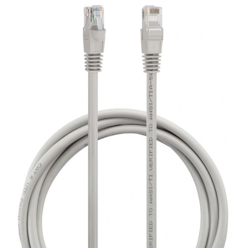 Патч-корд Buro UTP-6-2M-G UTP 4 пары cat.6 CCA molded 2м серый RJ-45 (m)-RJ-45 (m)