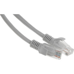 Патч-корд Premier PP12-1.5M 1000Гбит/с UTP 4 пары cat.5E CCA molded 1.5м серый RJ-45 (m)-RJ-45 (m)
