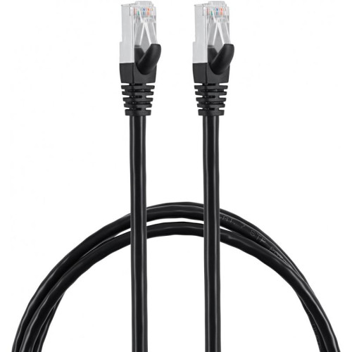 Патч-корд Buro BU-7-1.5M STP 4 пары cat.7 CCA molded 1.5м черный RJ-45 (m)-RJ-45 (m)