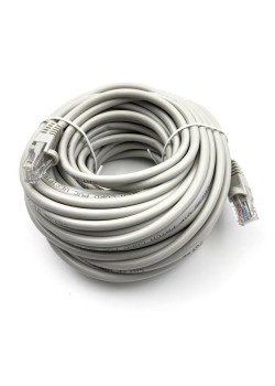 Патч-корд Buro UTP-5E-15M-G UTP 4 пары cat.5E CCA molded 15м серый RJ-45 (m)-RJ-45 (m)