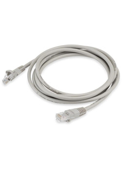 Патч-корд Buro UTP-5E-2M-G-LSZH UTP cat.5E 2м серый RJ-45 (m)-RJ-45 (m)