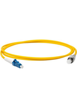 Патч-корд Lanmaster LAN-LC-FC/SU-3.0 1x9/125 OS1/OS2 LC-FC 3м LSZH желтый