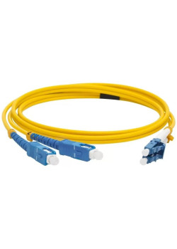Патч-корд Lanmaster LAN-2LC-2SC/SU-3.0 2x9/125 OS1/OS2 LC дуплекс-SC дуплекс 3м LSZH оранжевый