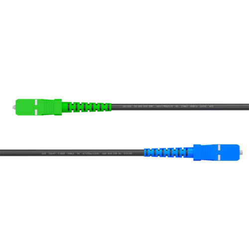GCR PRO Патч-корд оптический 85.0m переходной SC/APC - SC/UPC Simplex одномодовый SM 9/125, LSZH, черный, GCR-56183 GCR PRO Патч-корд оптический 85.0m переходной SC/APC - SC/UPC Simplex одномодовый SM 9/125, LSZH, черный, GCR-56183