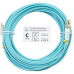 Патч-корд Cabeus FOP-50-LC-LC-10M 2x50/125 OM3 LC дуплекс-LC дуплекс 10м LSZH бирюзовый