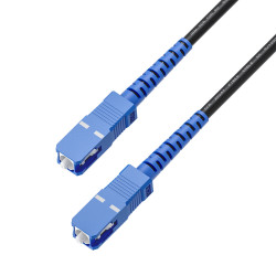 GCR PRO Патч-корд оптический 60.0m соединительный SC/UPC - SC/UPC Simplex одномодовый SM 9/125, LSZH, черный, GCR-56074