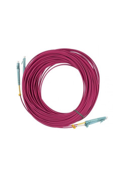 Патч-корд Hyperline FC-D2-504-LC/PR-LC/PR-H-10M-LSZH-MG FC-D2-504-LC/PR-LC/PR-H-10M 2x50/125 OM4 LC дуплекс-LC дуплекс 10м LSZH фиолетовый