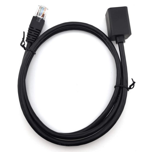 Патч-корд Buro BU-C5EXTND-2M-B UTP cat.5E 2м черный RJ-45 (m)-RJ-45 (f)