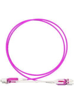 Патч-корд Lanmaster LAN-2LC-2LC/OS2H-1.0 2x9/125 OS2 LC дуплекс-LC дуплекс 1м LSZH желтый