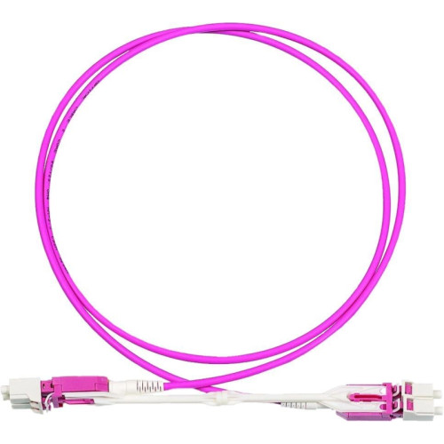 Патч-корд Lanmaster LAN-2LC-2LC/OS2H-1.0 2x9/125 OS2 LC дуплекс-LC дуплекс 1м LSZH желтый
