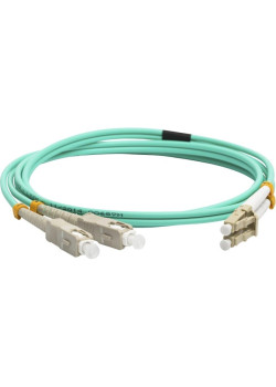 Патч-корд Lanmaster LAN-2LC-2SC/OM3-3.0 2x50/125 OM3 LC дуплекс-SC дуплекс 3м LSZH