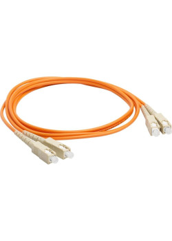 Патч-корд Lanmaster LAN-2SC-2SC/OM2-3.0 2x50/125 OM2 SC дуплекс-SC дуплекс 3м LSZH оранжевый