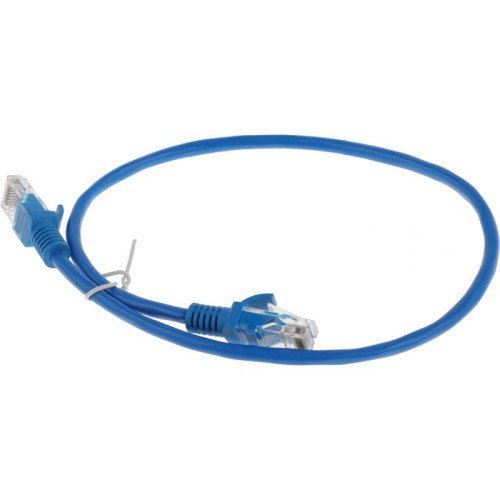 Патч-корд Premier PP12-0.5M/B 1000Гбит/с UTP 4 пары cat.5E CCA molded 0.5м синий RJ-45 (m)-RJ-45 (m)