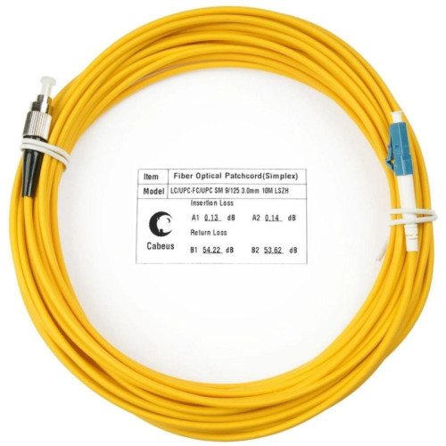 Патч-корд Cabeus FOP(S)-9-LC-FC-15M 1x9/125 OS2 LC-FC 15м LSZH желтый Патч-корд Cabeus FOP(S)-9-LC-FC-15M 1x9/125 OS2 LC-FC 15м LSZH желтый