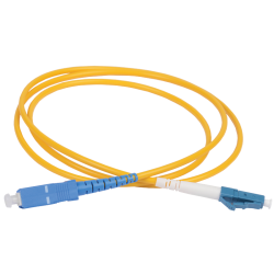 Оптический патч-корд, SM, 9/125 (OS2), LC/UPC-SC/UPC, (Simplex), LSZH, 1м