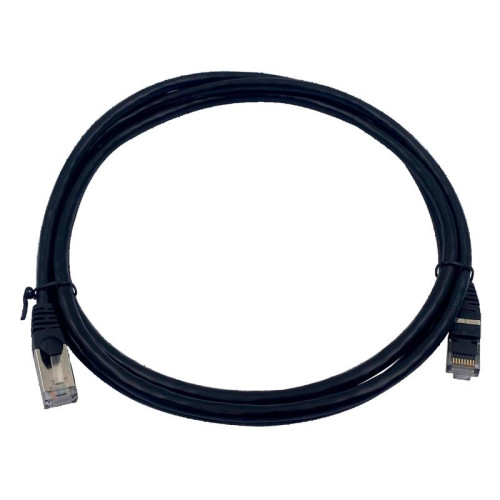 Патч-корд Buro BU-7-2M STP 4 пары cat.7 CCA molded 2м черный RJ-45 (m)-RJ-45 (m)