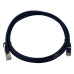 Патч-корд Buro BU-7-2M STP 4 пары cat.7 CCA molded 2м черный RJ-45 (m)-RJ-45 (m)