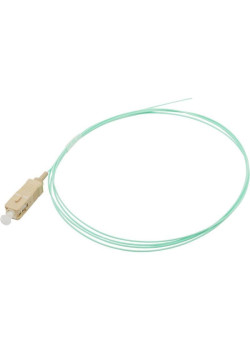 Пигтейл Lanmaster LAN-PIG-SC/OM3-1.5 1.5x50/125 OM3 SC 2м ПВХ белый