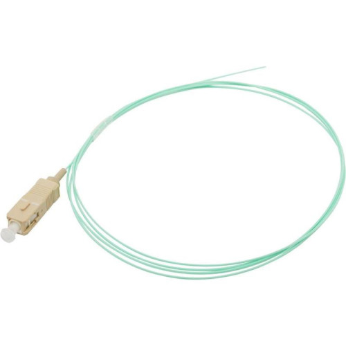 Пигтейл Lanmaster LAN-PIG-SC/OM3-1.5 1.5x50/125 OM3 SC 2м ПВХ белый