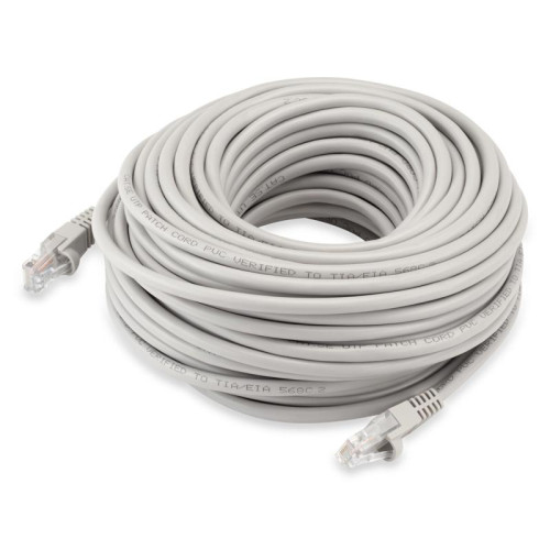 Патч-корд Buro UTP-5E-20M-G UTP 4 пары cat.5E CCA molded 20м серый RJ-45 (m)-RJ-45 (m)