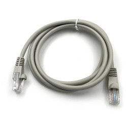 Патч-корд KingPrice KP-PC-c5e-1.5m-g 1Гбит/с UTP 4 пары cat.5E solid CCA molded 1.5м серый RJ-45 (m)-RJ-45 (m)