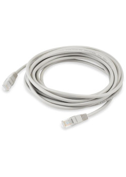 Патч-корд KingPrice KP-PC-c5e-5m-g 1Гбит/с UTP 4 пары cat.5E CCA molded 5м серый RJ-45 (m)-RJ-45 (m)