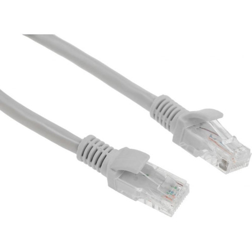 Патч-корд Premier PP6U-0.25M 10000Гбит/с UTP 4 пары cat.6 CCA molded 0.25м серый RJ-45 (m)-RJ-45 (m)