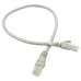 Патч-корд Buro UTP-6-0,5M-G UTP 4 пары cat.6 CCA molded 0.5м серый RJ-45 (m)-RJ-45 (m)
