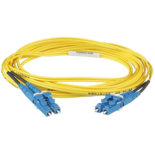 Патч-корд Panduit F92ELLNLNSNM007 2x9/125 OS1/OS2 LC дуплекс-LC дуплекс 7м LSZH желтый