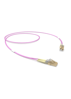 Оптический патчкорд LC/LC Duplex, 50/125 OM4, тип S, LSZH, ULL, 30 м