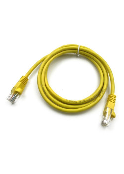 Патч-корд Buro UTP-5E-1,5M-Y UTP 4 пары cat.5E CCA molded 1.5м желтый RJ-45 (m)-RJ-45 (m)