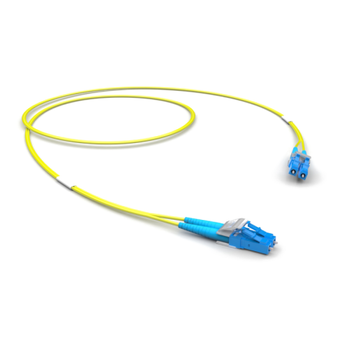 Оптический патчкорд LC-UPC/LC-UPC Duplex, 09/125 OS2, тип S, LSZH, 12 м