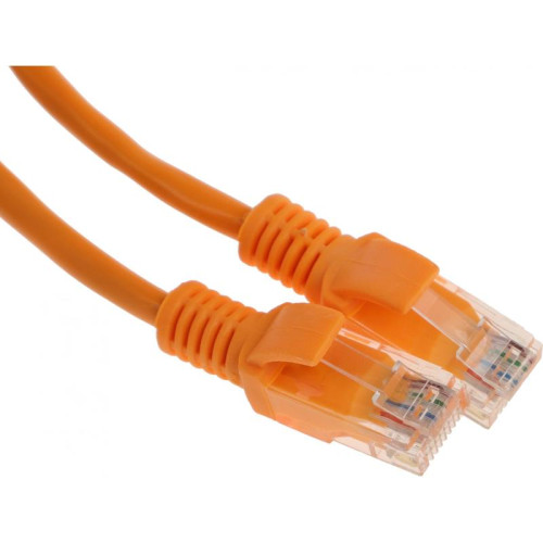Патч-корд Premier PP12-1.5M/O 1000Гбит/с UTP 4 пары cat.5E CCA molded 1.5м оранжевый RJ-45 (m)-RJ-45 (m)