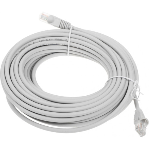 Патч-корд Buro UTP-5E-15M-G-LSZH UTP cat.5E 15м серый RJ-45 (m)-RJ-45 (m)